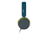 Philips 2000 series TAK2000CT/00 hovedtelefoner/headset Ledningsført Opkald/musik USB Type-C Blå, Grøn, Grå