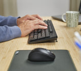 Trust Ody II tastatur Mus inkluderet Kontor RF trådløst QWERTZ Tysk Sort