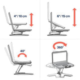 Ergotron Neo-Flex™ Notebook Lift Stand Laptop stativ Sort