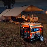 Extralink EX.30714 motor-generator 7000 W 25 L Benzin Sort, Orange