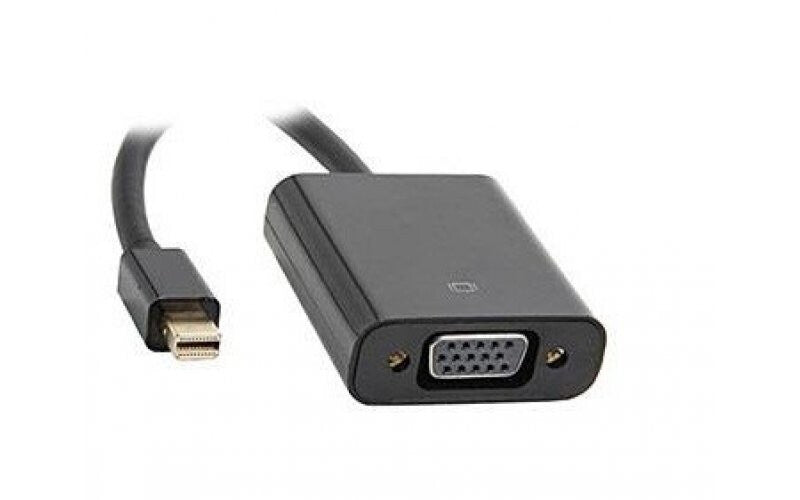 Mercodan 865010 videokabel adapter 0,2 m Mini DisplayPort VGA (D-Sub) Sort