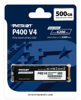 Patriot Memory P400 V4 500 GB M.2 PCI Express 4.0 NVMe