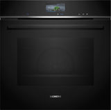 Siemens iQ700 HS736G1B2 ovn 71 L Sort, Rustfrit stål