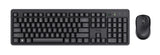 Trust Ody II tastatur Mus inkluderet Kontor RF trådløst QWERTZ Tysk Sort