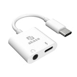 Akasa AK-CBCA30-08WH kabel kønsskifter USB Type-C USB Type-C +3.5mm Jack Hvid