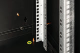 Digitus DN-19 12-U-SW stativ 12U Vægmonteret stativ Sort