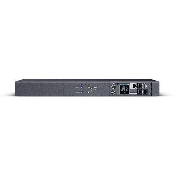 CyberPower PDU44004 strømforsyningsenhed (PDU) 12 AC stikkontakt(er) 1U Sort