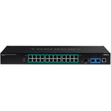 Trendnet TI-RP262i Administreret L2 Gigabit Ethernet (10/100/1000) Strøm over Ethernet (PoE) 1U Sort