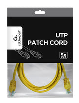 Gembird Patch Cord Cat.5e UTP 1.5m netværkskabel Gul 1,5 m Cat5e U/UTP (UTP)