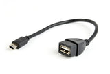 Gembird USB mini/USB 0.15m USB-kabel USB 2.0 0,15 m Mini-USB B USB A Sort