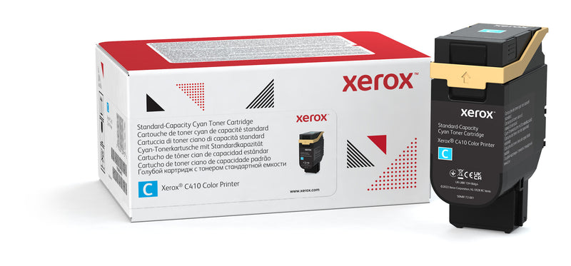 Xerox C410 / VersaLink C415 cyan tonerpatron med standardkapacitet (2.000 sider)
