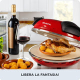 Ariete 0909/10 pizza fremstiller & ovn 1 pizza(er) 1200 W Rød
