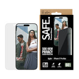 PanzerGlass SAFE. by ® 2-Way Privacy Skærmbeskyttelse iPhone 17 Pro Max | Ultra-Wide Fit m. EasyAligner
