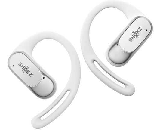 SHOKZ OpenFit Air, weiss Headset Trådløs Ørekrog Opkald/Musik/Sport/Hverdag Bluetooth Hvid