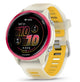 Garmin Forerunner 570 3,05 cm (1.2") AMOLED 42 mm Digital 390 x 390 pixel Berøringsskærm Lyserød, Hvid Wi-Fi GPS (satellit)