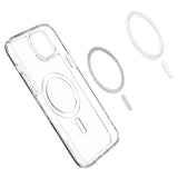 Spigen ACS06802 mobiltelefon etui 15,5 cm (6.1") Cover Transparent, Hvid
