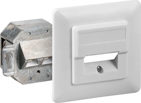 Goobay 50972 stikkontakt 2 x RJ-45 Hvid