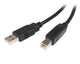 StarTech.com USB2HAB1M USB-kabel USB 2.0 1 m USB A USB B 0,48 Gbit/sek. Sort