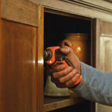 Black & Decker CS3652LC-QW elektrisk skruetrækker & slagbor 180 rpm Sort, Orange