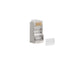 Lanberg PLS-6000 kabelsamler RJ-45 Rustfrit stål, Transparent