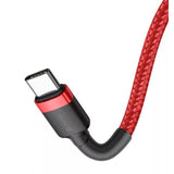 Baseus CATKLF-H09 USB-kabel 2 m USB C Sort, Rød