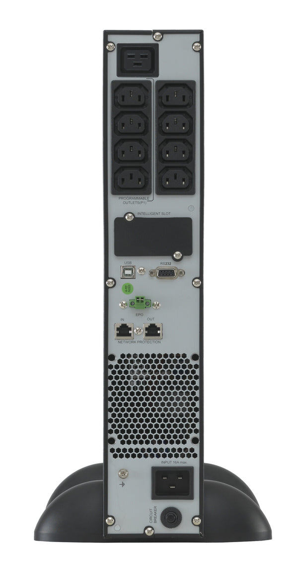ONLINE USV-Systeme ZINTO 3000 UPS-enhed Interaktivt indgangsstik 3 kVA 2700 W 9 AC stikkontakt(er)