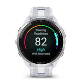 Garmin Forerunner 965 3,56 cm (1.4") AMOLED 47 mm Digital 454 x 454 pixel Berøringsskærm Hvid Wi-Fi GPS (satellit)