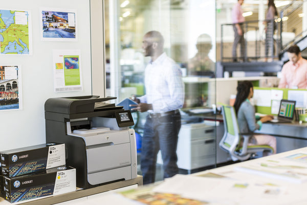 HP 312A LaserJet-tonerpatron, gul