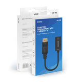 Savio AK-62 videokabel adapter 0,2 m DisplayPort HDMI Sort