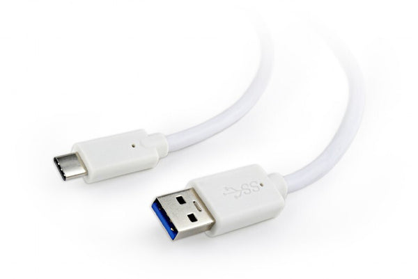 Cablexpert CCP-USB3-AMCM-W-10 USB-kabel USB 3.2 Gen 1 (3.1 Gen 1) 3 m USB A USB C Hvid