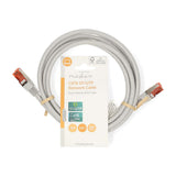 Nedis CCGL85220GY20 netværkskabel Grå 2 m Cat6 SF/UTP (S-FTP)