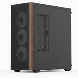 Aerocool D501A Midi Tower Sort, Træ
