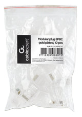 Gembird PLUG3UP6 / 10 RJ45, 8P8C Transparent