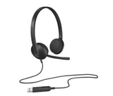 Logitech 981-000507 hovedtelefoner/headset Ledningsført Kontor/Callcenter Sort
