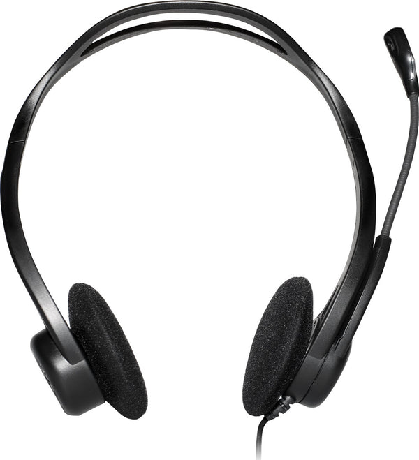 Logitech 981-000100 hovedtelefoner/headset Ledningsført Opkald/musik USB Type-A Sort