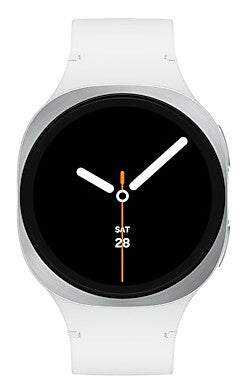 Samsung Galaxy Watch 8 3,3 cm (1.3") AMOLED 40 mm Digital 438 x 438 pixel Berøringsskærm Sølv Wi-Fi GPS (satellit)