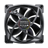 Montech RX140 PWM Computerkabinet Ventilator 14 cm Sort 1 stk