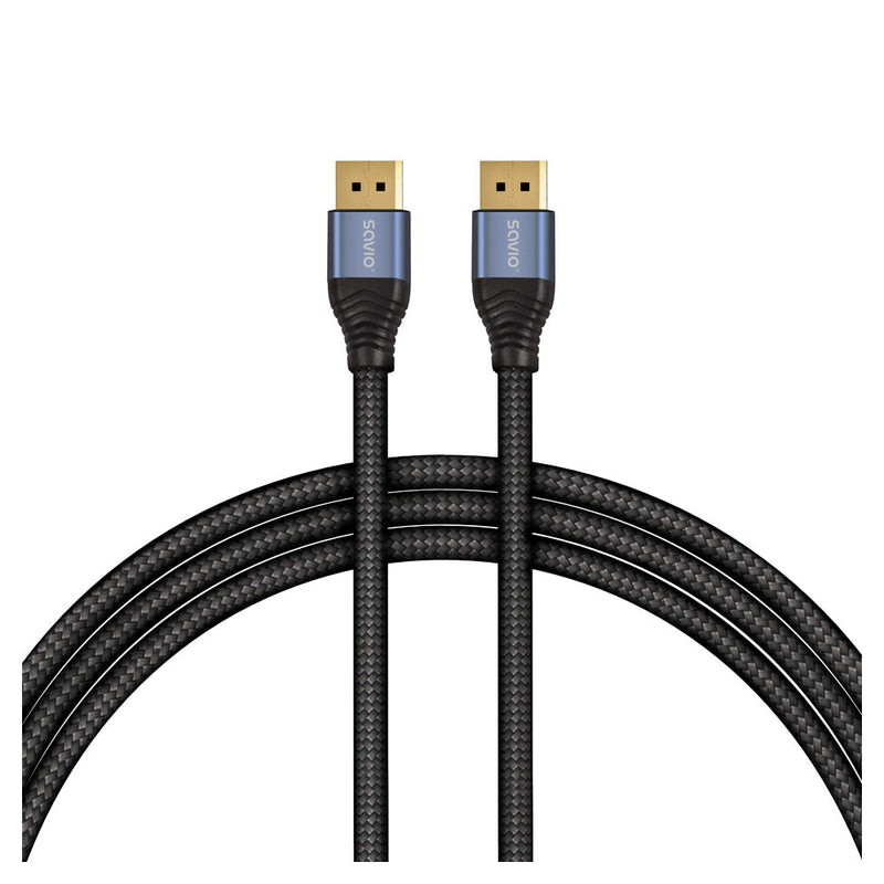 Savio CL-210 DisplayPort kabel 2 m Sort