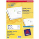 Avery J8163-25 adresse- og postetiket Hvid