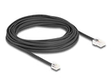 DeLOCK 88039 telefonkabel 10 m Sort