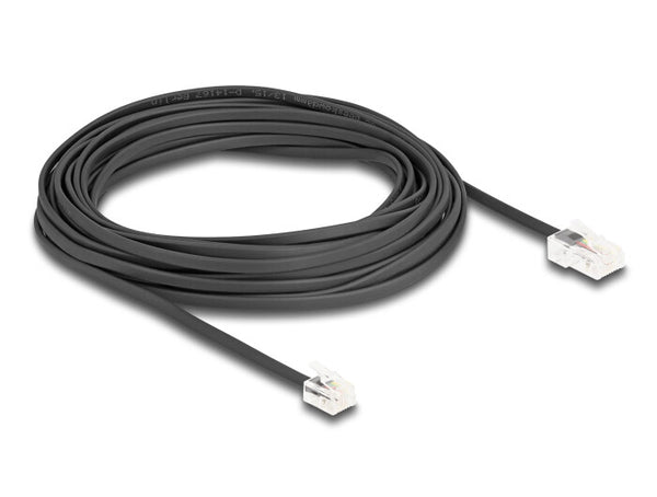 DeLOCK 88039 telefonkabel 10 m Sort