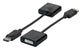 EFB Elektronik EB485V2 videokabel adapter DisplayPort DVI Sort