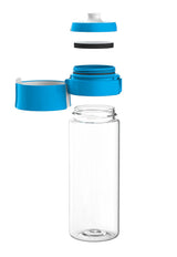 Brita Fill&Go Vandfiltreringsflaske 0,6 L Blå, Transparent