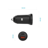FIXED FIXCC20N-CU-BK oplader til mobil enhed Universel Sort Cigartænder Hurtig opladning Automatisk