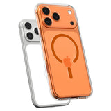 Spigen Ultra Hybrid (MagFit) mobiltelefon etui 17,5 cm (6.9") Cover Orange, Transparent