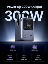 Ugreen Nexode Power Bank 48000 mAh Lithium Grå