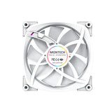 Montech AX120 PWM Computerkabinet, Processor Blæsermodul 12 cm Hvid 1 stk