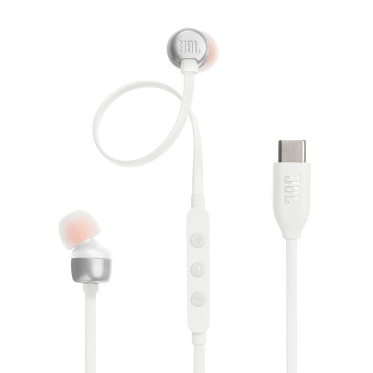 JBL Tune 310C Headset Ledningsført I ørerne Opkald/musik USB Type-C Hvid