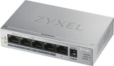 Zyxel GS1005HP Ikke administreret Gigabit Ethernet (10/100/1000) Strøm over Ethernet (PoE) Sølv