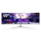 Philips Evnia 8000 49M2C8900/00 computerskærm 124,2 cm (48.9") 5120 x 1440 pixel Dual QHD QD-OLED Hvid